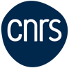 Logo CNRS fond bleu