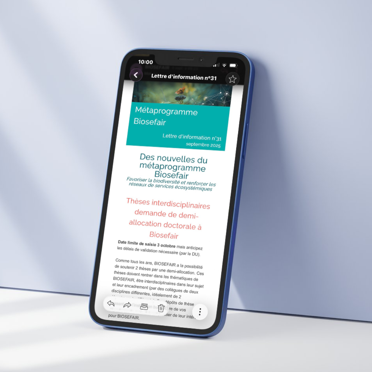 Newletter Biosefair